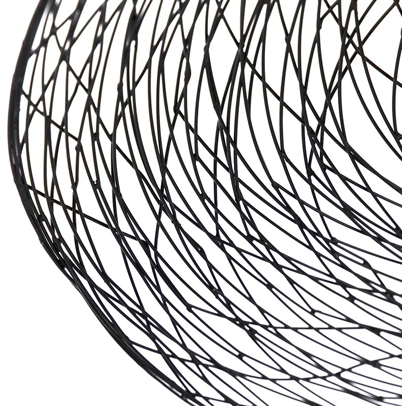 Keleti mennyezeti lámpa fekete 60 cm - Glan