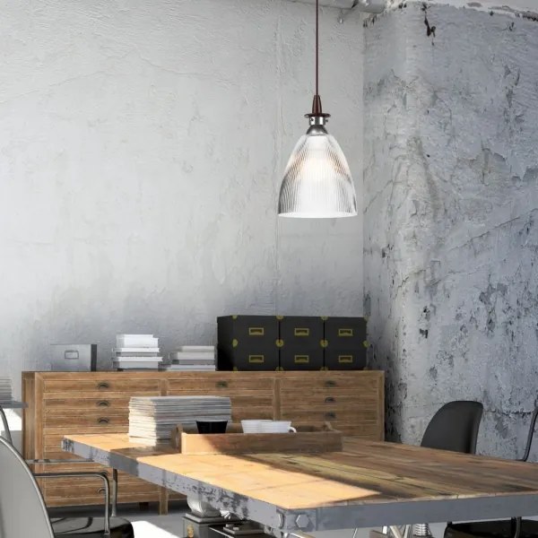 LED Csillár zsinóron JODI 1xE27/60W/230V bronz