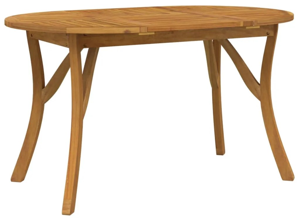 vidaXL tömör akácfa kerti asztal 150 x 90 x 75 cm
