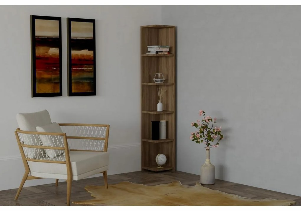 Levanzo Walnut könyvtár