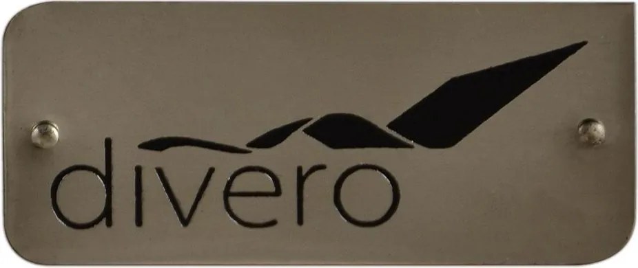 DIVERO összecsukható kerti körasztal tíkfából - Ø 80 cm