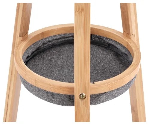 Álló ruhafogas 177x52 cm barna