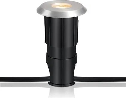 MARKSLÖJD 107716 GARDEN24 Kültéri Talajba Építhető Lámpa Ezüst LED IP44