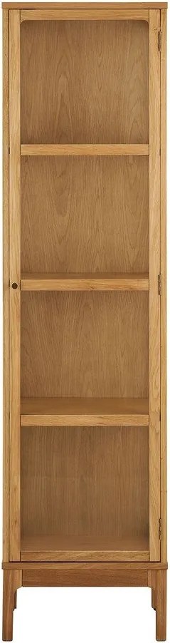 Natúr színű tálalószekrény 47x180x40 cm Zamora – House Nordic