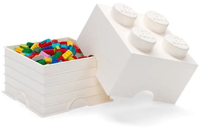Fehér négyszögletes tárolódoboz - LEGO®