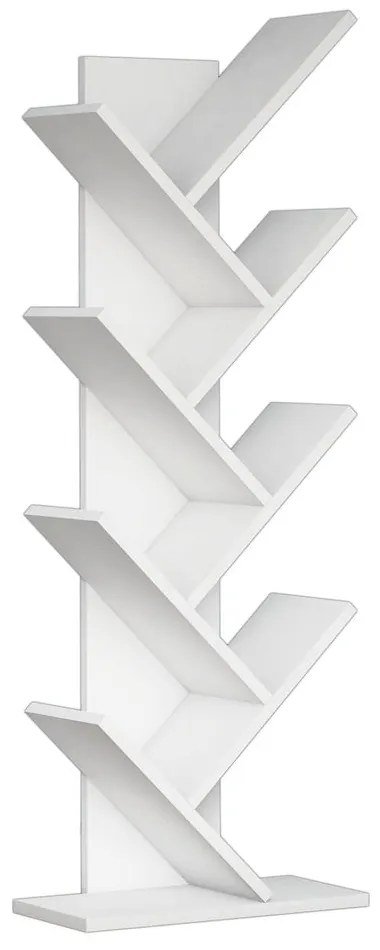 Fehér polcos állvány 46x128,5 cm Hitit – Kalune Design
