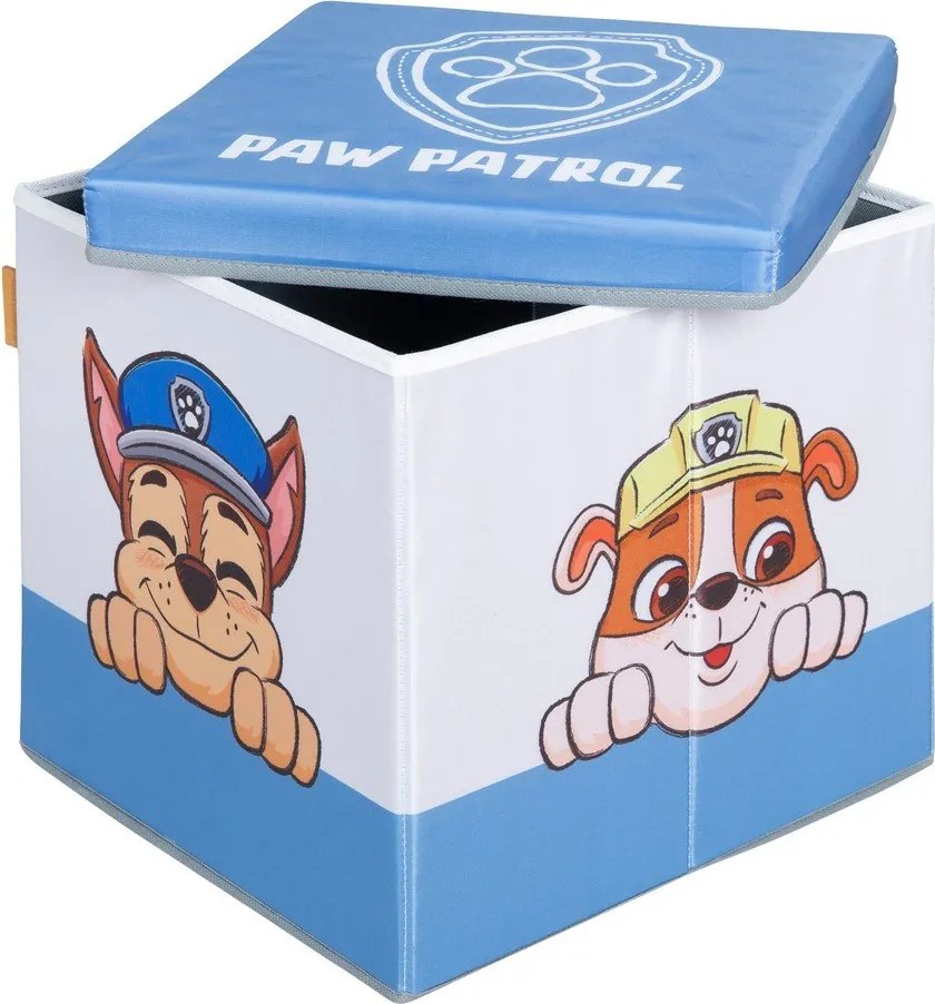 Textil játéktároló doboz 30x30x30 cm Paw Patrol – Roba