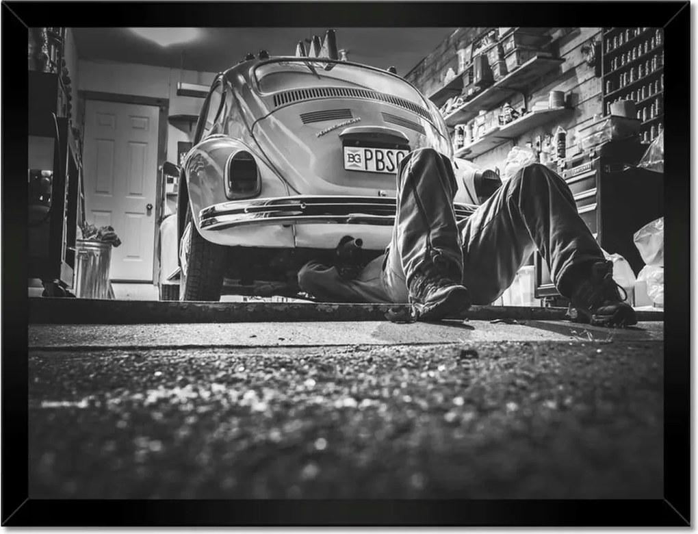 Poszterek keretben 40x30 Bogár garázs javítás