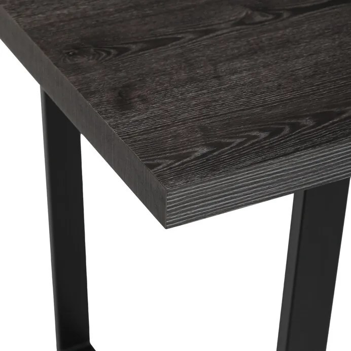 Étkezőasztal 160x80cm, Szürke Tölgy Színben, HT-R5216 Grey