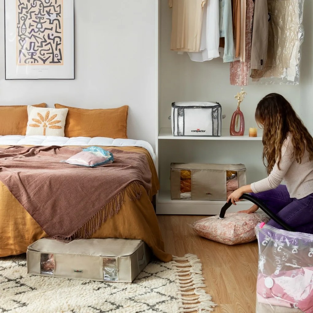 Compactor vákuum tárolódoboz tokkal L life,65 x 50 x 15,5 cm, L