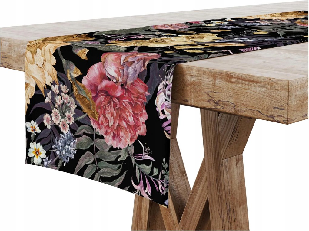 Asztalterítő 40x120 Dekoratív Virágok 8263