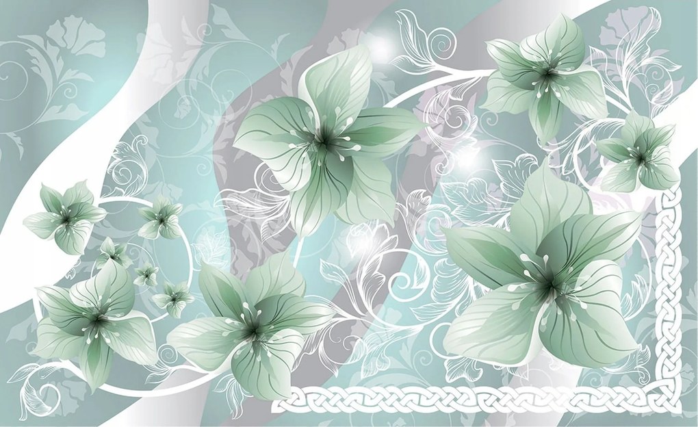 Fotótapéta Virágos Elegancia Pasztell Absztrakt 250x175 levegő +ragasztó