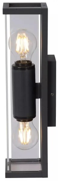 Lucide 27885/02/30 - Kültéri fali lámpa CLAIRE 2xE27/15W/230V IP54