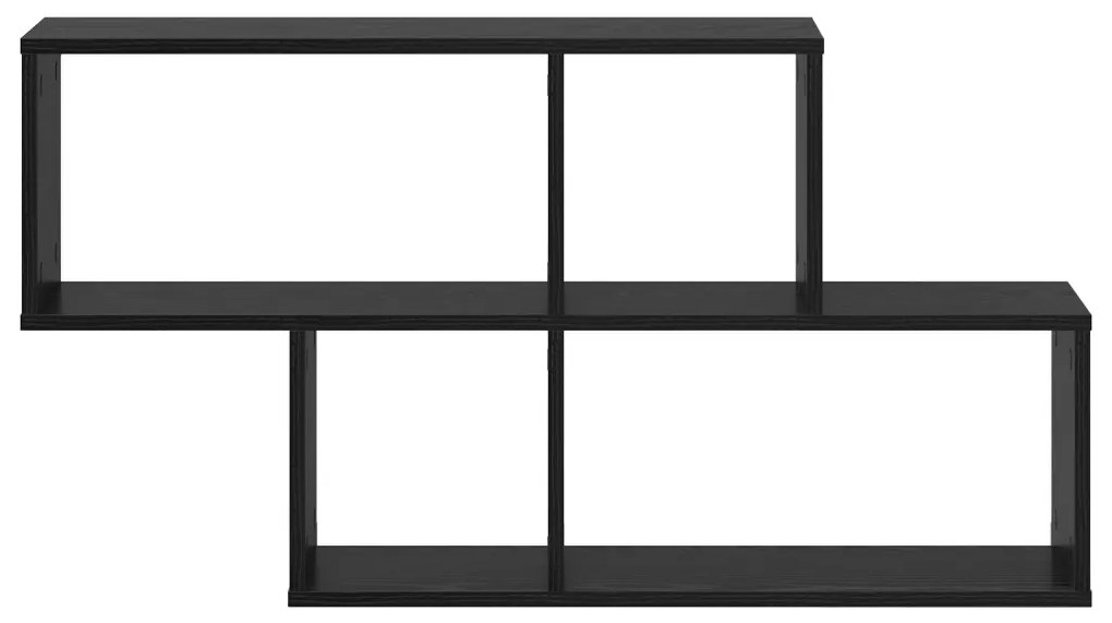 Falipolc Fekete tölgy 100x20x53 cm Mérnöki Fa