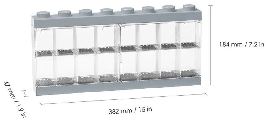 Figuragyűjtő kis szekrény Harry Potter - LEGO®
