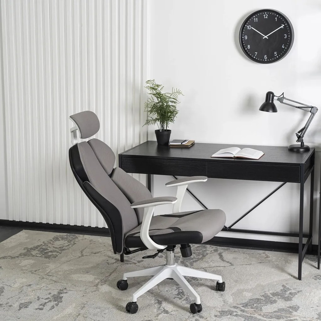 Irodai Forgószék Szürke/Fehér Színben. DUNCAN