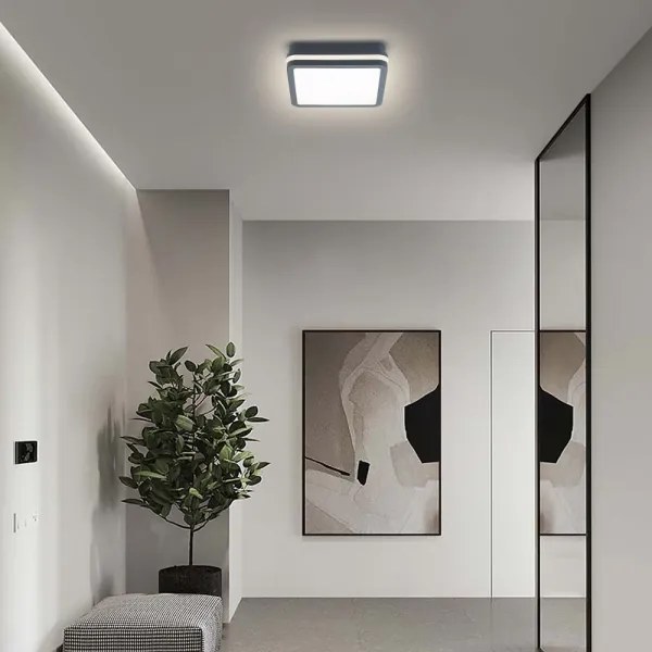 Brilagi - BENE LED kültéri lámpa érzékelővel, 18W/230V, 22x22 cm, IP54