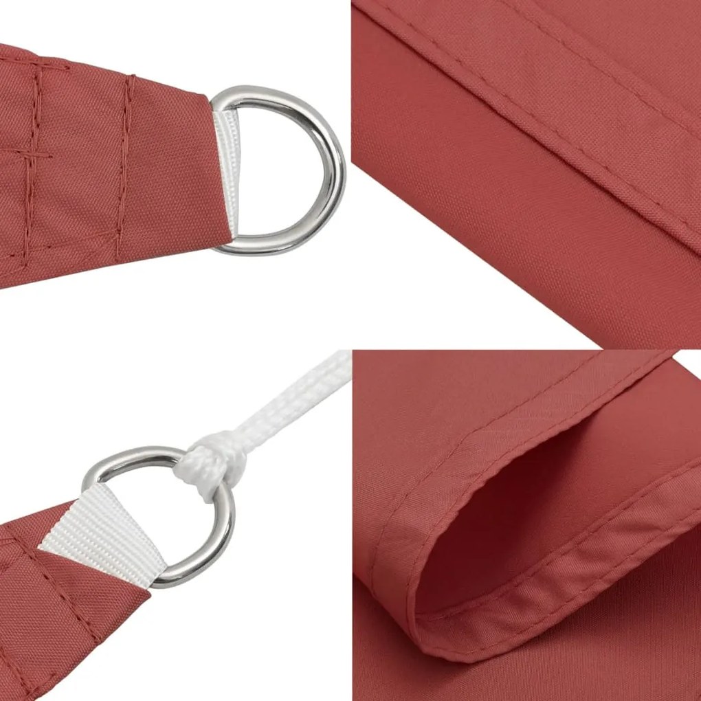 vidaXL terrakotta téglalap alakú oxford-szövet napvitorla 3,5 x 4,5 m
