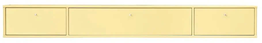 Világossárga TV-állvány 176x22 cm Mistral – Hammel Furniture