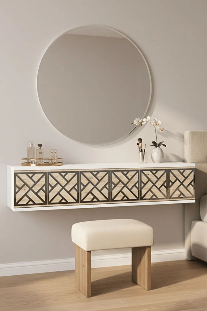 Arex 120 - White, Silver, Travertine