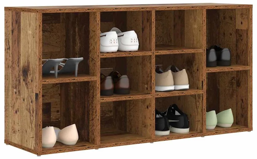 Cipőpad polcokkal Egyéb Régi fa 103 x 30 x 54.5 cm Faanyag