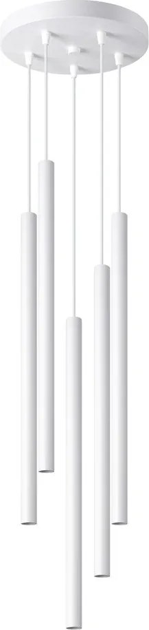 Fehér fém függőlámpa ø 25 cm Fideus – Sollux