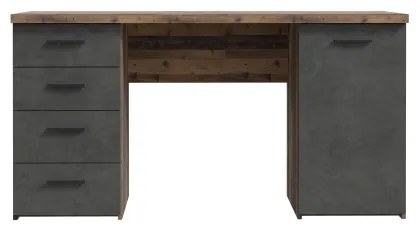 Íróasztal ARENO barna/grafit