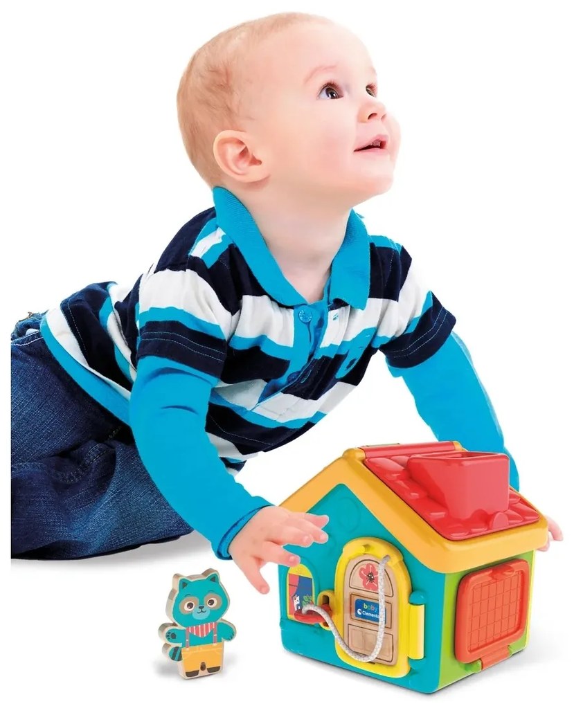 Clementoni Montessori Didaktický domeček, 21 x 24x 17 cm