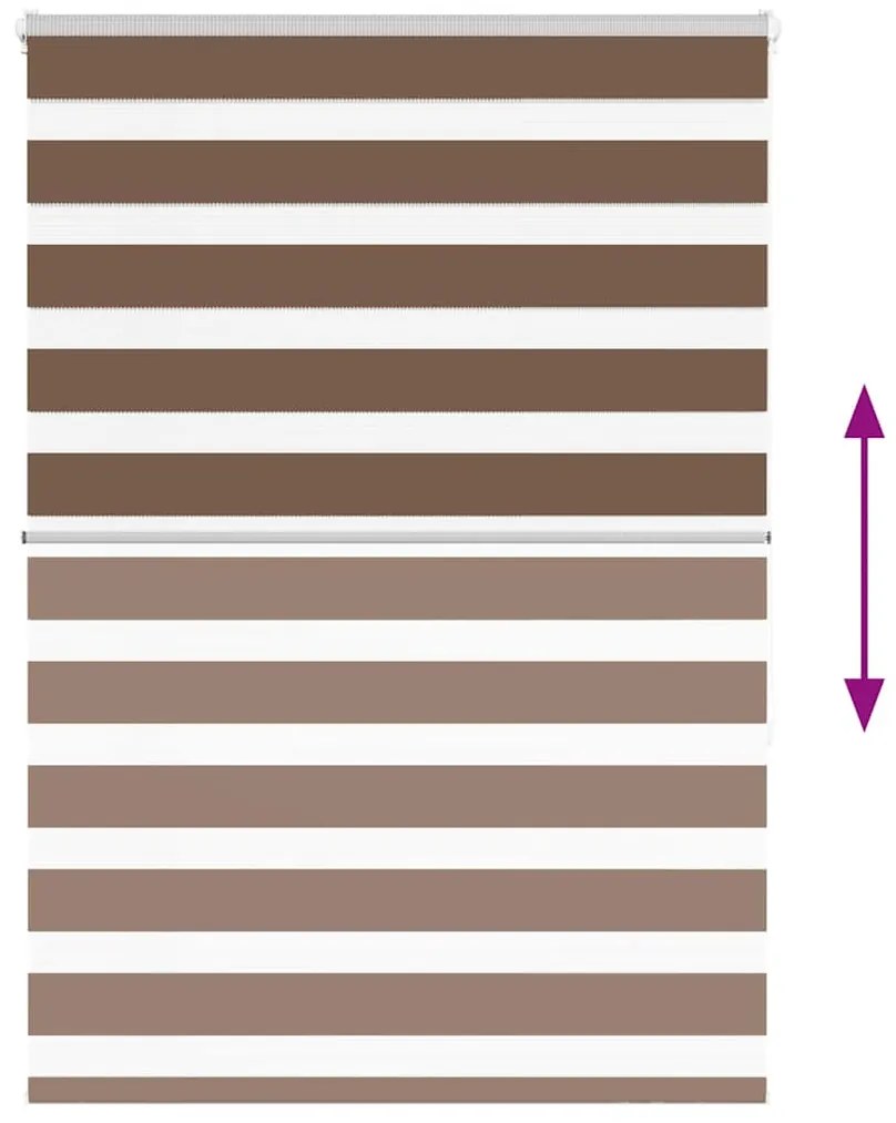 zebrafüggönnyel barna szövetszélesség 105,9 cm poliészter