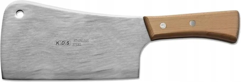 Kds húsvágó kés 3323 33 cm, penge 19 cm, fa