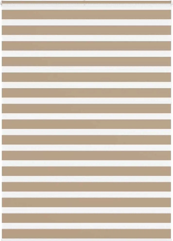 vidaXL zebrafüggönnyel homokbarna szövetszélesség 150,9 cm poliészter