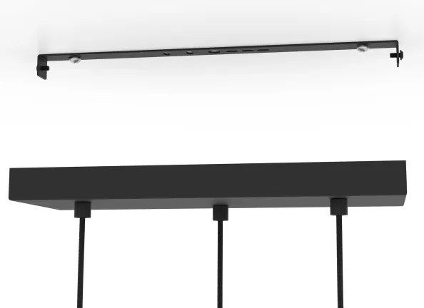 Eglo 390177 - Csillár zsinóron PAZ 3xE14/40W/230V arany/fekete