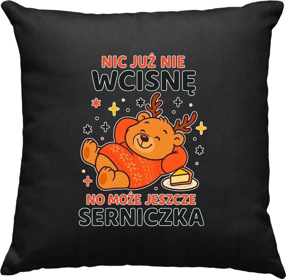 Sajttorta párna Még bejön Fekete