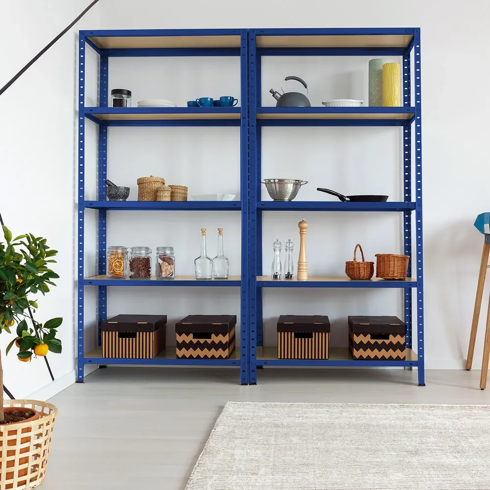 monzana® Polc 180x90x40 cm - kék