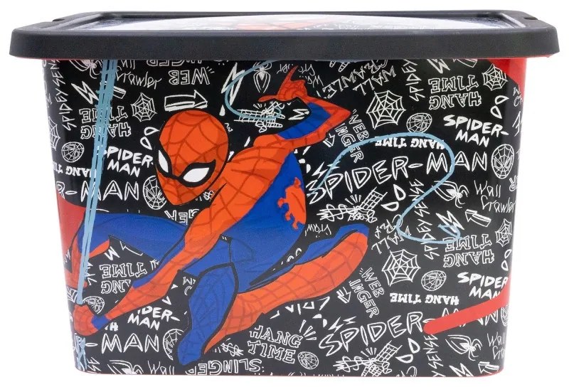 Pókember Urban Web műanyag tároló doboz 7 L