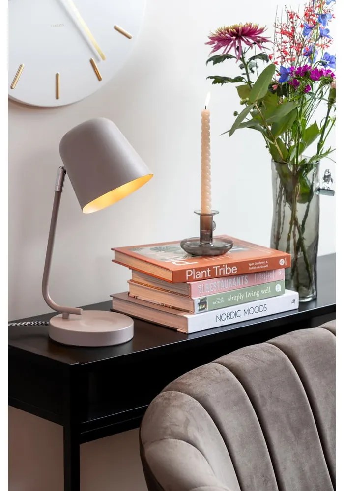 Szürke asztali lámpa (magasság 38,5 cm) Encantar – Leitmotiv