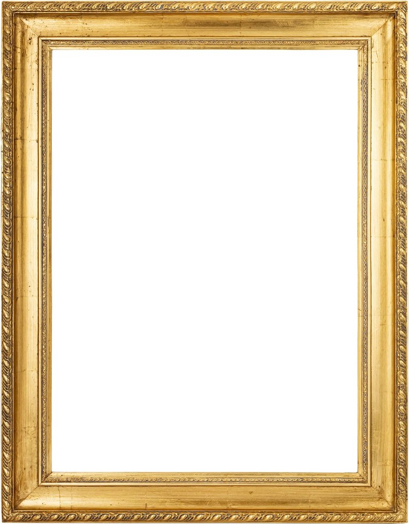 Dekoratív arany antik képkeret elegáns díszített 84x64 cm