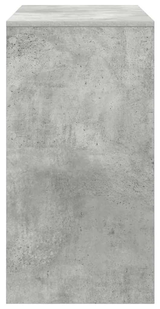 Asztal Beton szürke 90 x 40 x 76 cm Faanyag