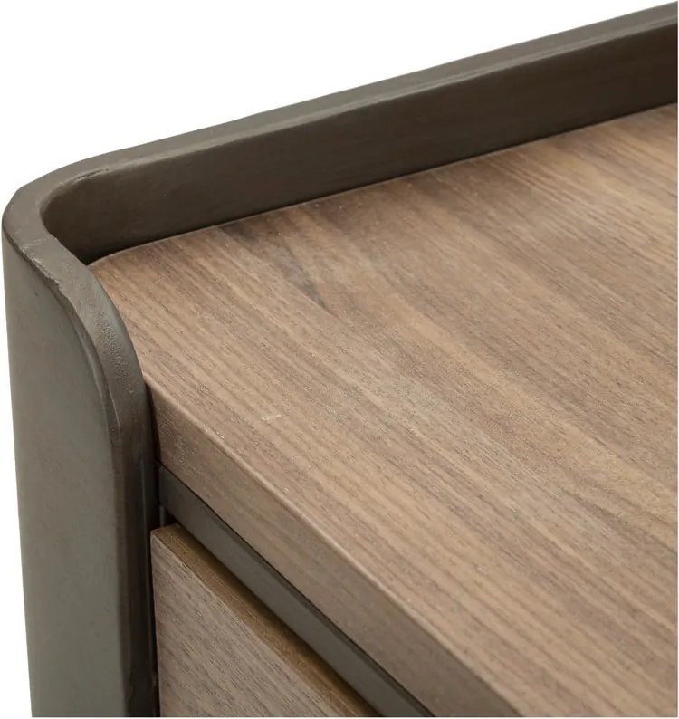 Barna jegenyefenyő dohányzóasztal 60x60 cm Toronto – Mauro Ferretti