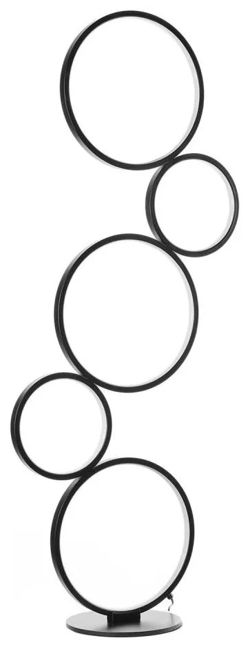 ONLI - LED állólámpa RINGS LED/58W/230V 4000K fekete