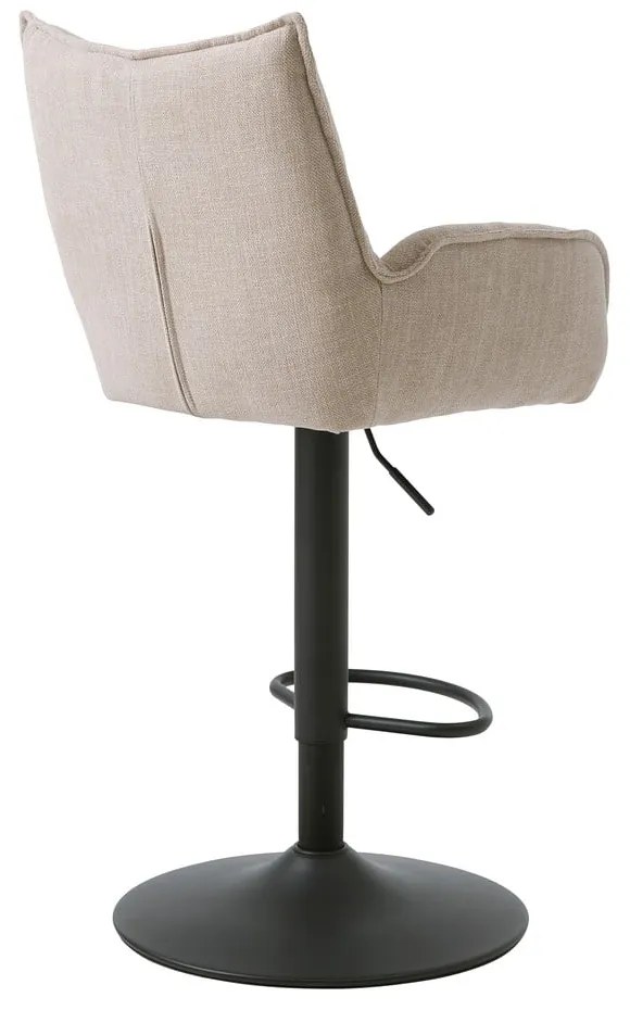 Krémszínű állítható magasságú bárszék szett 2 db-os Marilla – Unique Furniture