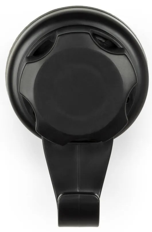 Fekete öntapadós acél akasztó szett 2 db-os Bestlock – Compactor