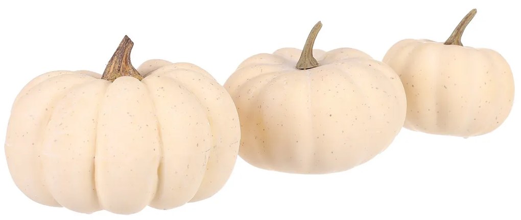 Tök krémszínű műanyag, 3 db