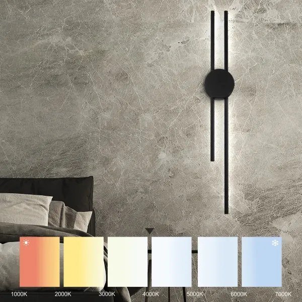 LED Fali lámpa LANA LED/15W/230V 4000K fekete