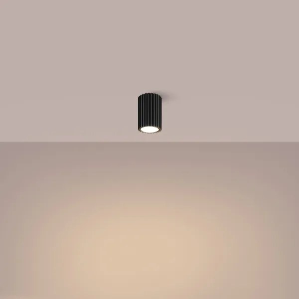 Sollux SL.1568 - Spotlámpa KARBON 1xGU10/10W/230V 10 cm fekete