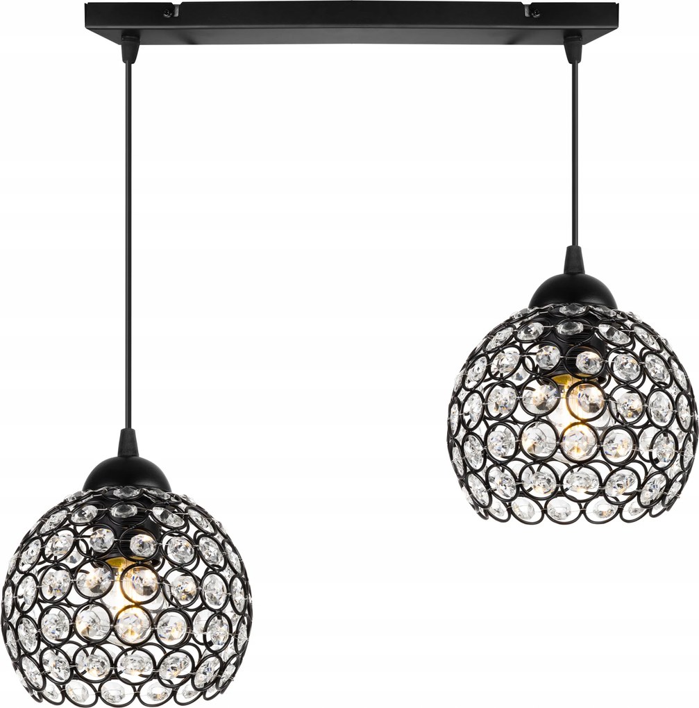 Mennyezeti Függőlámpa Glamour Csillár Plafon Kristály Nappali Étkező