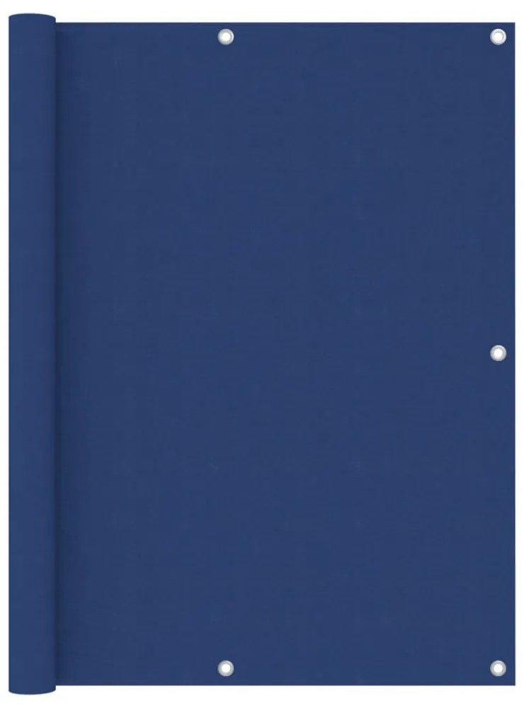 kék oxford-szövet erkélyparaván 120 x 400 cm