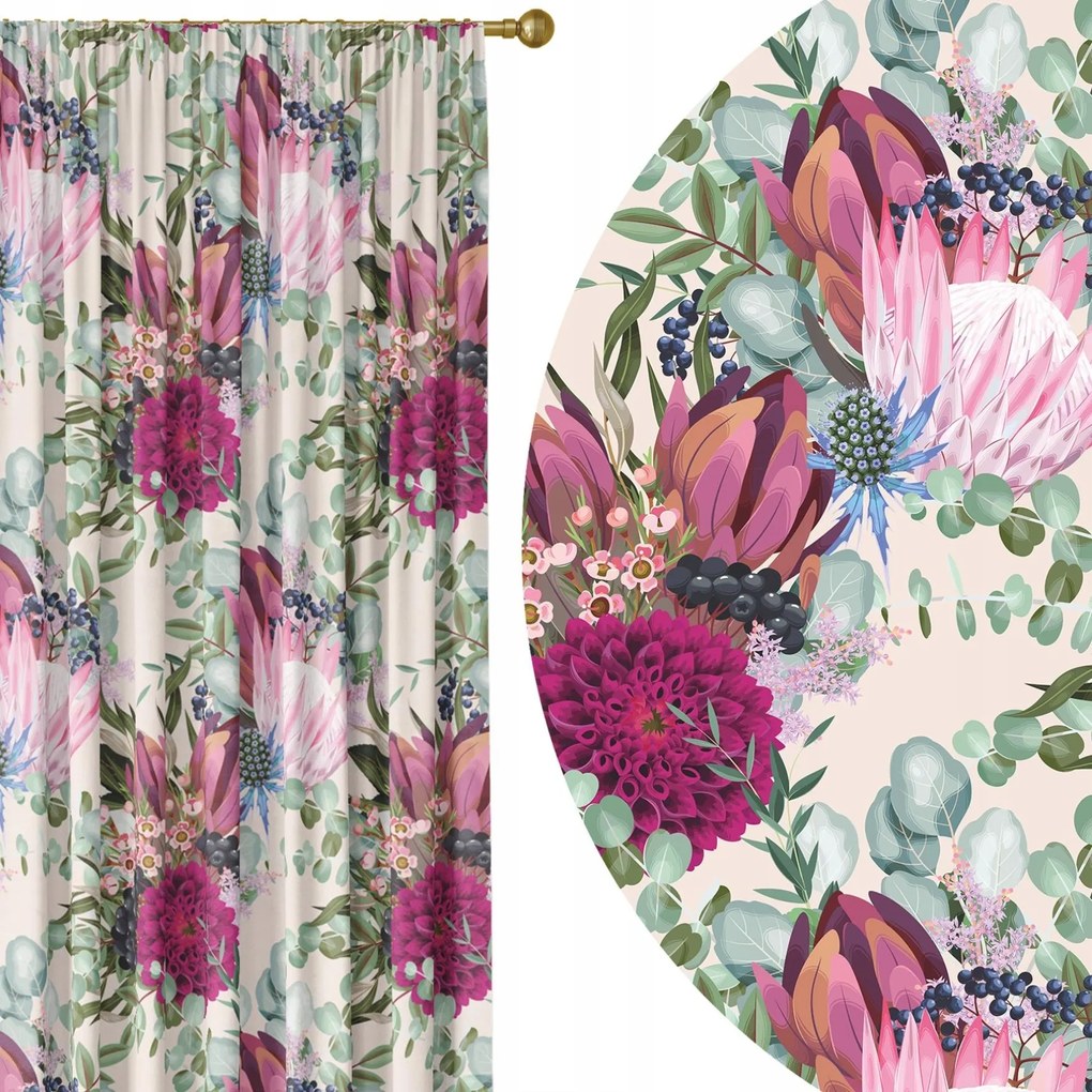 Kész Függönyök Békáknak 140x230 Szalagfüggöny 042