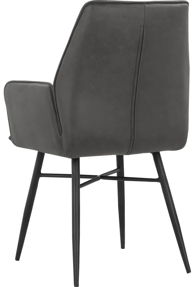 Antracitszürke étkezőszék szett 2 db-os Anzo – Støraa