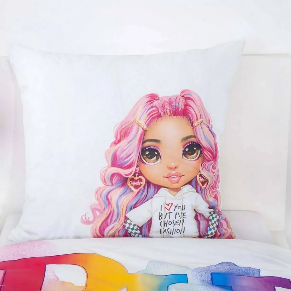 Herding Rainbow High gyerek pamut ágyneműhuzat, 140 x 200 cm, 70 x 90 cm